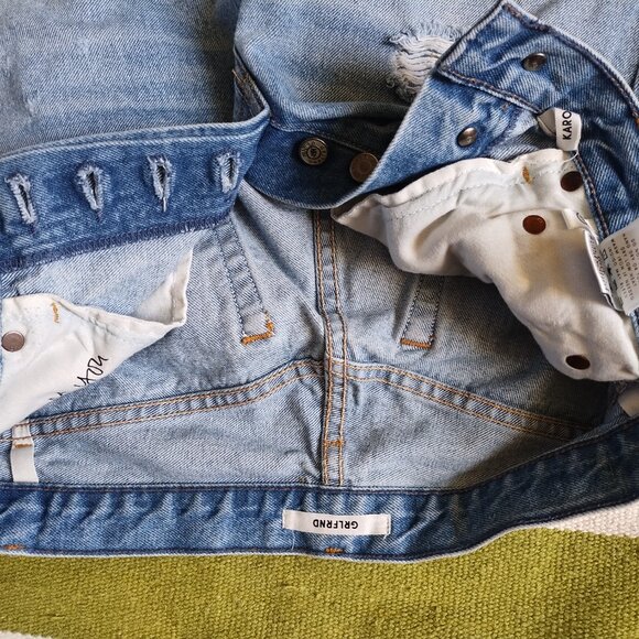 GRLFND Karolina Distressed Skinny Jeans in A Little More Love Size 27 - Picture 7 of 7